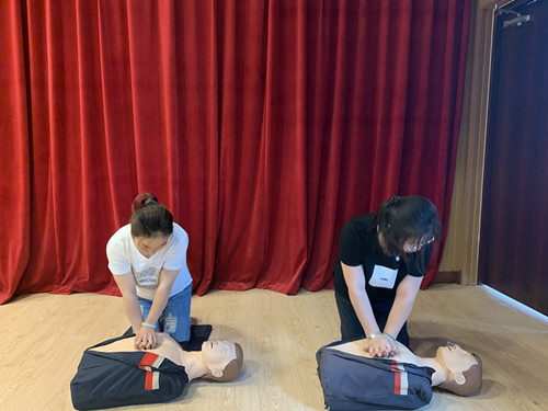 第一響應人培訓海麗講師現場指導